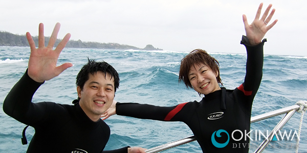 山田で体験ダイビング