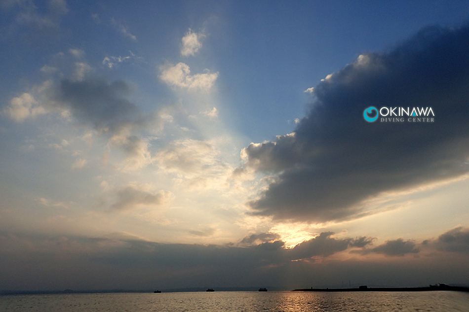 今日の夕陽