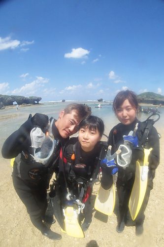 裏真栄田 体験ダイビング